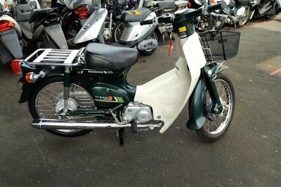 Honda C50 NT, green, 12766km