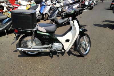 Honda C50 2012, green, 16505km