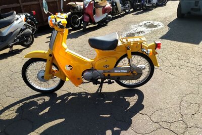 Honda C50 NT, yellow, 27014km
