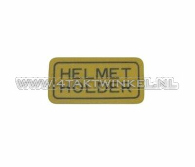 Autocollant Helmet Holder, d'origine Honda