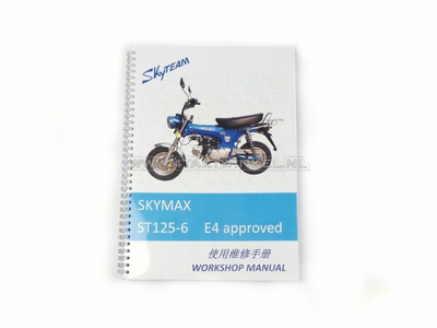 Manuel d'atelier, Skyteam Dax, 125cc, euro4