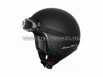 Casque MT, Custom Rider, noir mat, tailles S à XL