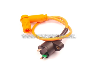 Bobine haute-tension d'allumage universelle 12v CDI, orange