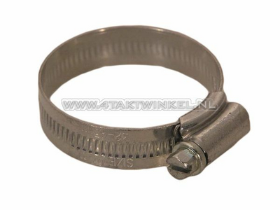  Carkio Filtre à air Conique en métal avec Collier de Serrage  Diamètre 50 mm Argenté Convient pour quads, Mini Motos et Karts de 50 à 110  cm³