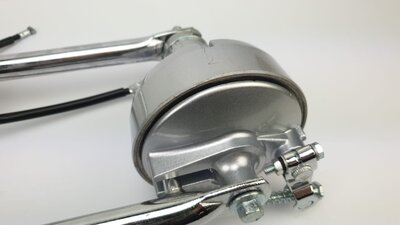 Fourche avant complète, Monkey, ancien type, avec frein à tambour, noir ! Produit de 2ème chance !