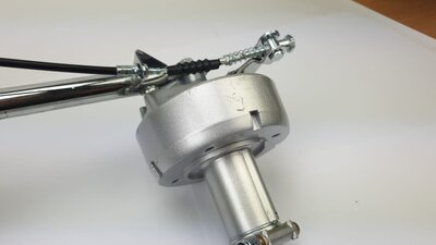 Fourche avant complète, Monkey, ancien type, avec frein à tambour, noir ! Produit de 2ème chance !