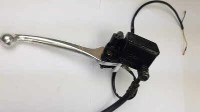 Fourche avant complète, Dax, ancien type, avec disque de frein, noir