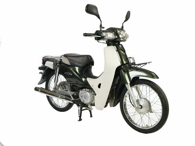 Honda C50 2012, green, 16505km