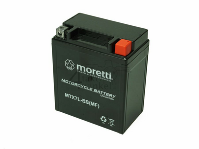 Batterie 12 volts 7 ampères AGM, MTX7E-BS, utilisable pour Mash Fifty