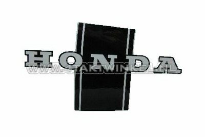 Autocollant cadre Dax, noir / blanc, droit, d'origine Honda