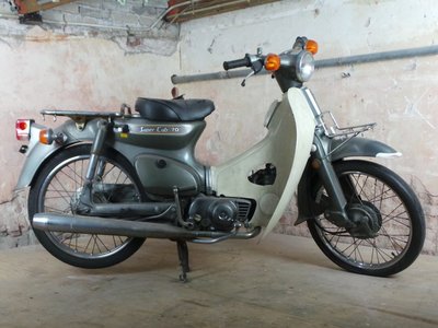 Honda C70 K1 Japanese, gray, 10406 km