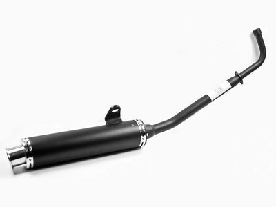 Pot d'échappement sportif, AGM Cafe Racer, Skyteam Classic, noir mat